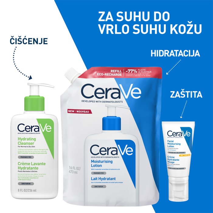 CeraVe Hidratantni losion za suvu do vrlo suvu kožu Refill 473ml