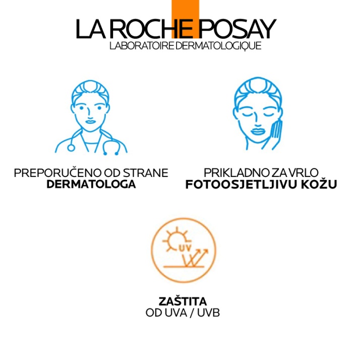 La Roche Posay Anthelios Hidratantno mlijeko za zaštitu od sunca za lice i tijelo SPF50+ 150 ml
