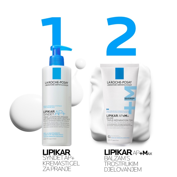 La Roceh Posay Lipikar Baume AP+MAX balzam suva koža sklona atopijskom ekcemu 200ml