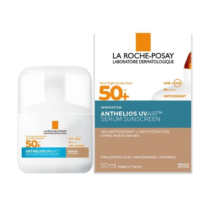 La Roche Posay Anthelios UVAir MEDIUM SPF50+ losion DN tonirani serum medium 50 ml
