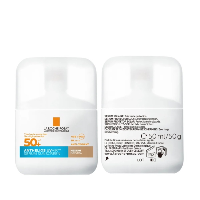 La Roche Posay Anthelios UVAir MEDIUM SPF50+ losion DN tonirani serum medium 50 ml