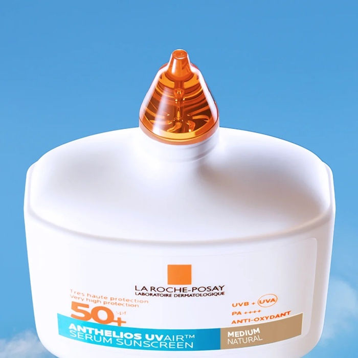 La Roche Posay Anthelios UVAir MEDIUM SPF50+ losion DN tonirani serum medium 50 ml