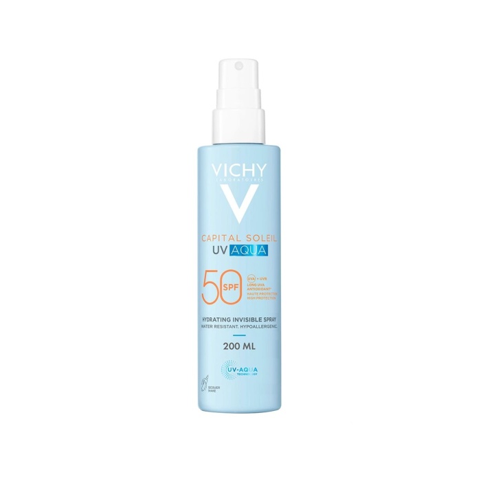 Vichy UV Aqua Hidratantni sprej za lice i tijelo SPF50 visoka zaštita 200 ml