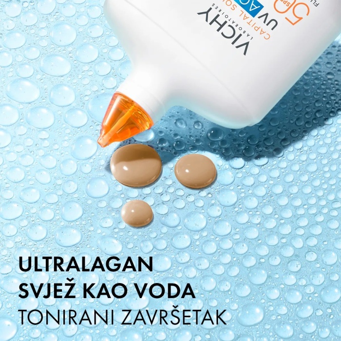 Vichy Capital Soleil UV Aqua medium tonirani hidratantni fluid SPF50 visoka zaštita 50 ml