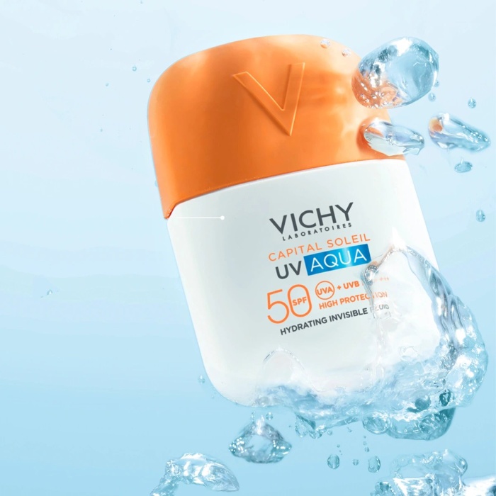 Vichy Capital Soleil UV Aqua medium tonirani hidratantni fluid SPF50 visoka zaštita 50 ml