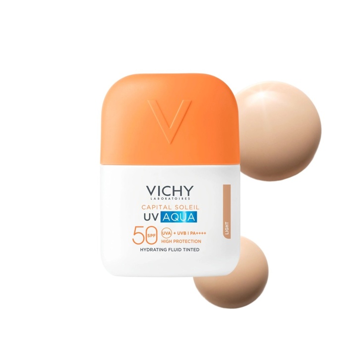 Vichy Capital Soleil UV Aqua tonirani hidratantni fluid SPF50 visoka zaštita 50 ml
