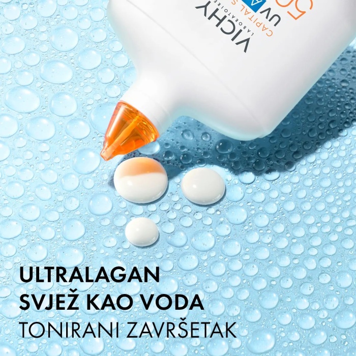 Vichy Capital Soleil UV Aqua nevidljivi hidratantni fluid SPF50 visoka zaštita 50 ml