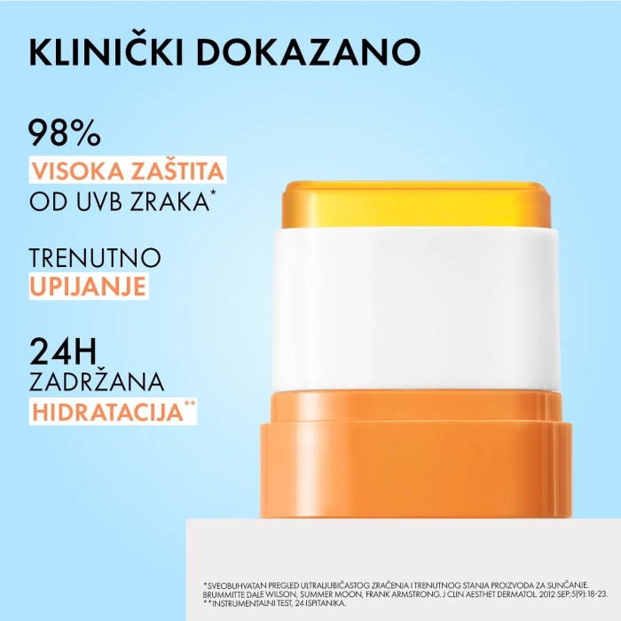 Vichy Capital Soleil stik za lice i usne SPF 50+ vrlo visoka zaštita 10 ml