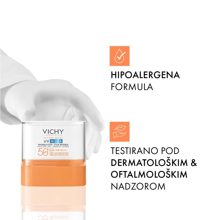Vichy Capital Soleil stik za lice i usne SPF 50+ vrlo visoka zaštita 10 ml