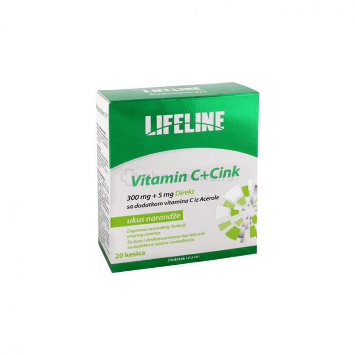 Lifeline vitamin C + cink 20 kesica