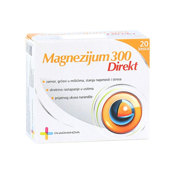 Magnezijum 300 direkt prašak 20 kesica