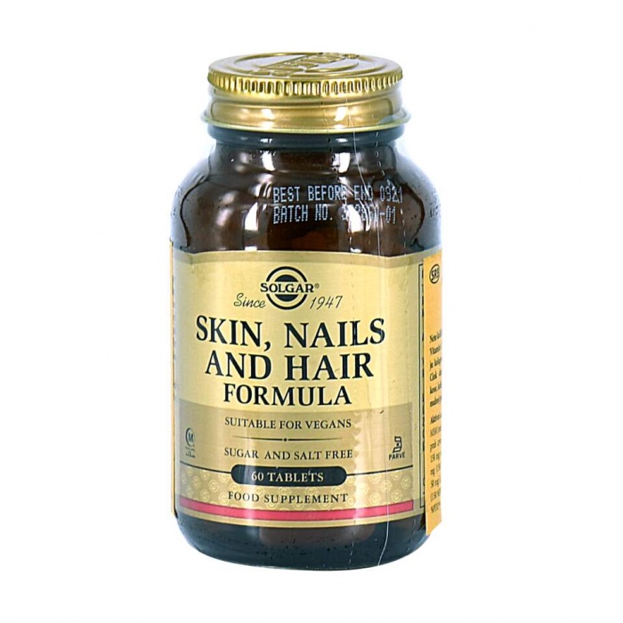 Solgar skin, nails and hair formula 60 tableta