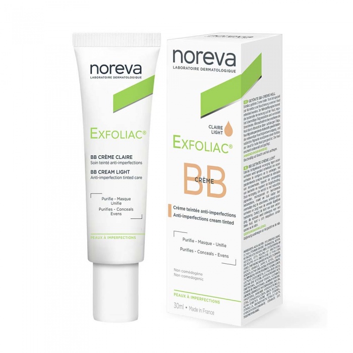 Noreva Exfoliac tonirana BB krema light 30 ml