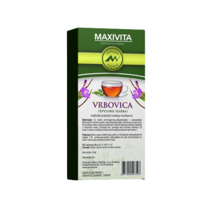 Maxivita čaj vrbovica 40 g