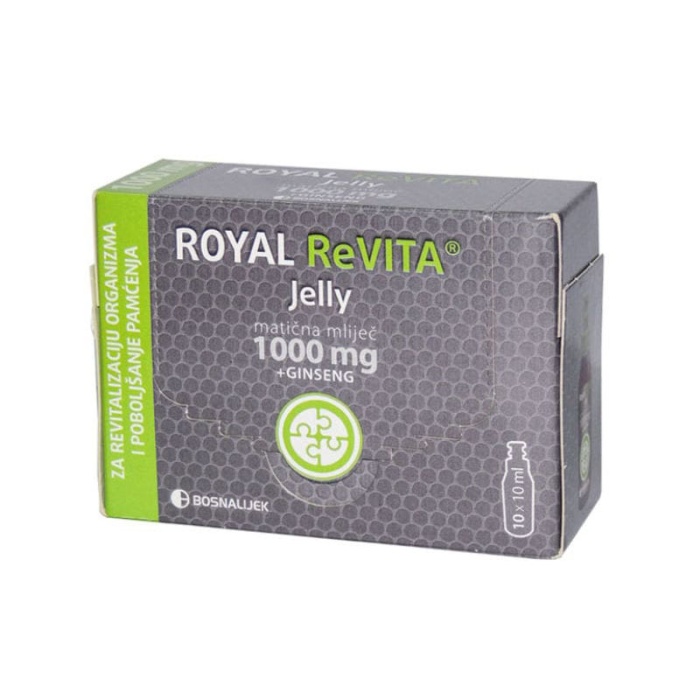Royal Revita Jelly matična mliječ + gingseng 1000 mg, 10 bočica