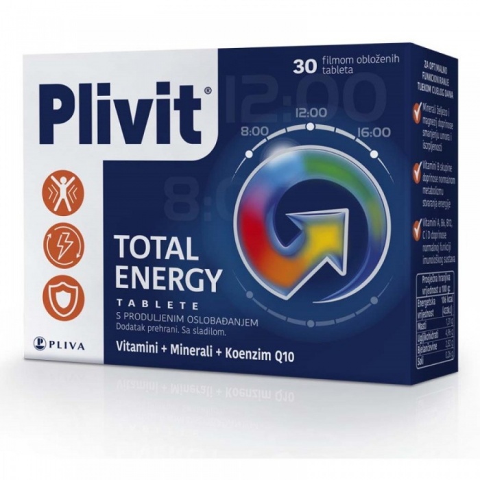 Plivit total energy 30 tableta