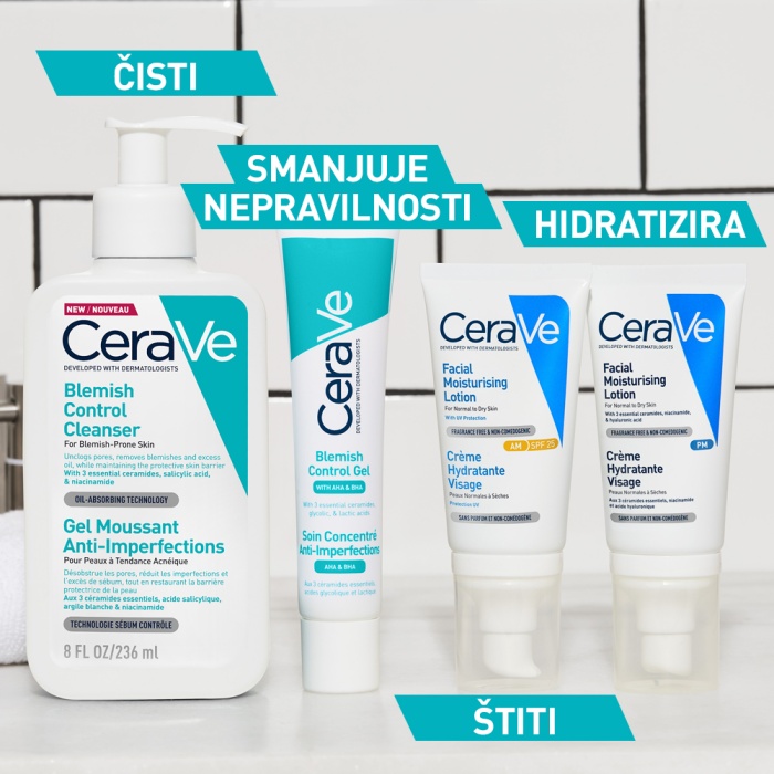 CeraVe Gel za čišćenje za kožu sklonu nepravilnostima 236 ml