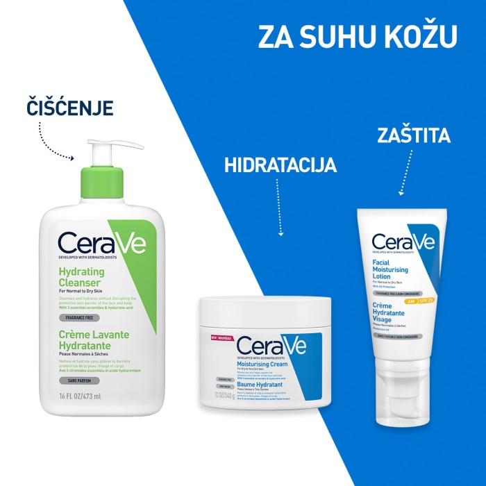 CeraVe Hidratantna emulzija za čišćenje za normalnu do suhu kožu 1 l